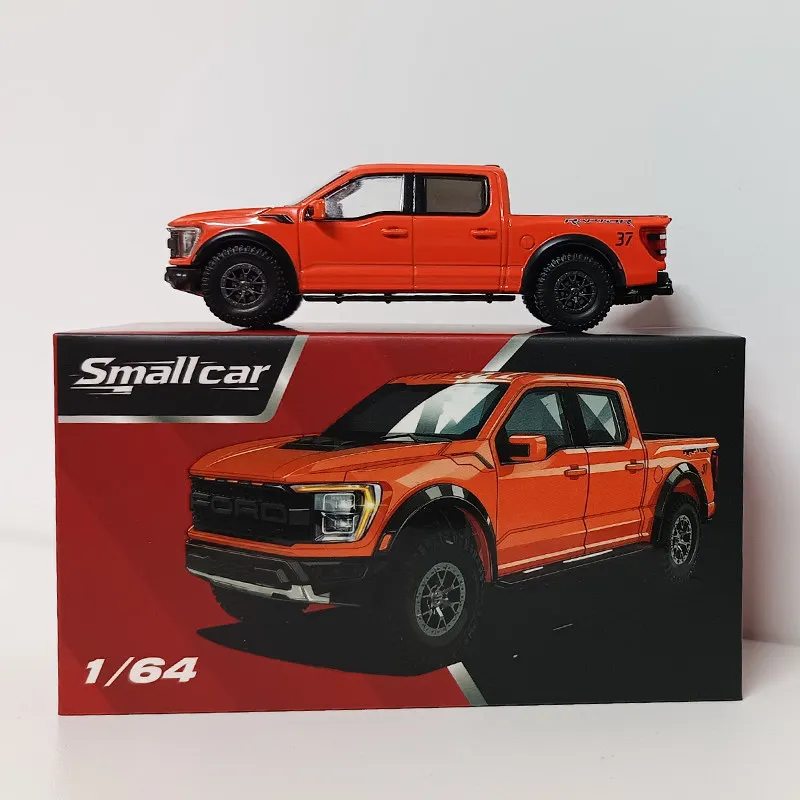 Smallcar Ford F-150 Raptor Pickup Truck 1:64 Miniatur-Automodell aus Druckgusslegierung, Simulationskollektion, Ornament Spot