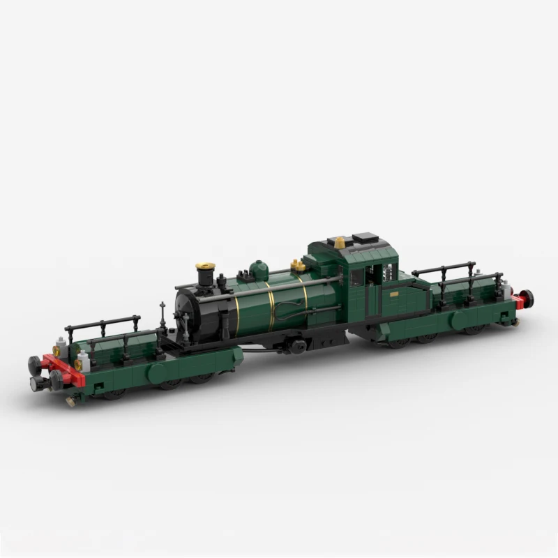 City Railway Station 1:45 scale LTM 51 Garratt Steam Locomotive Train RC Model Building Blocks Power Motors Unit Bricks Toys Gif