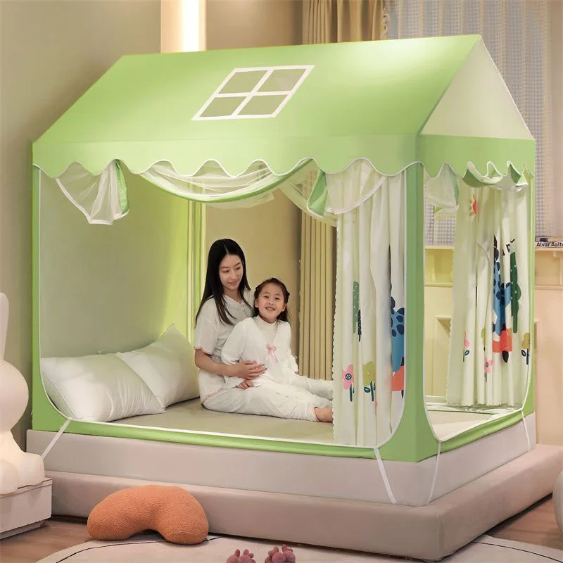 

Children Indoor Anti-mosquito Game Tent Cartoon Pattern Baby Bedroom Decor Mosquito Net Summer Universal Big Space Mosquito Net