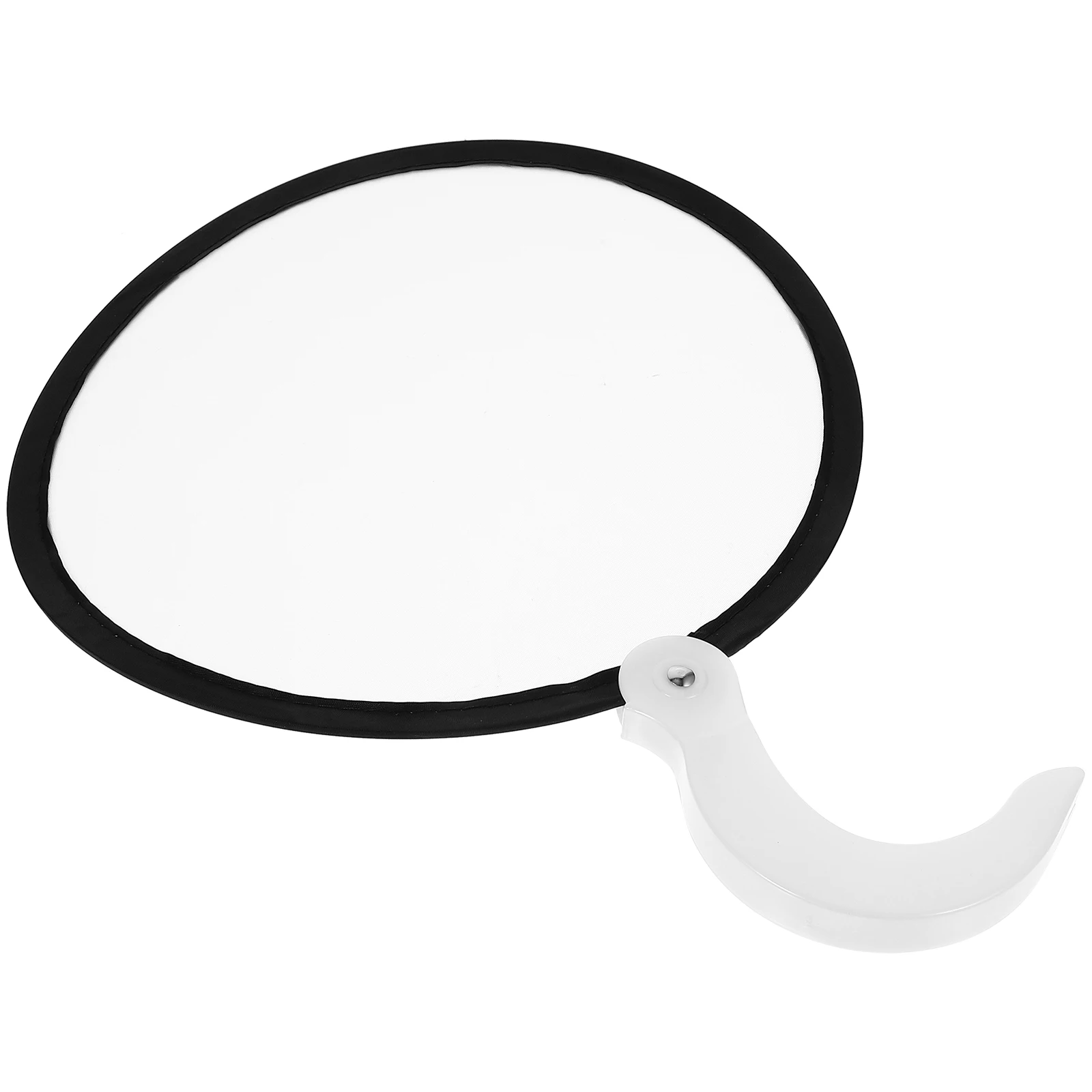 

Folding Fan Round Hand Fans Portable Handheld Simple Foldable Cloth Dance Easy to