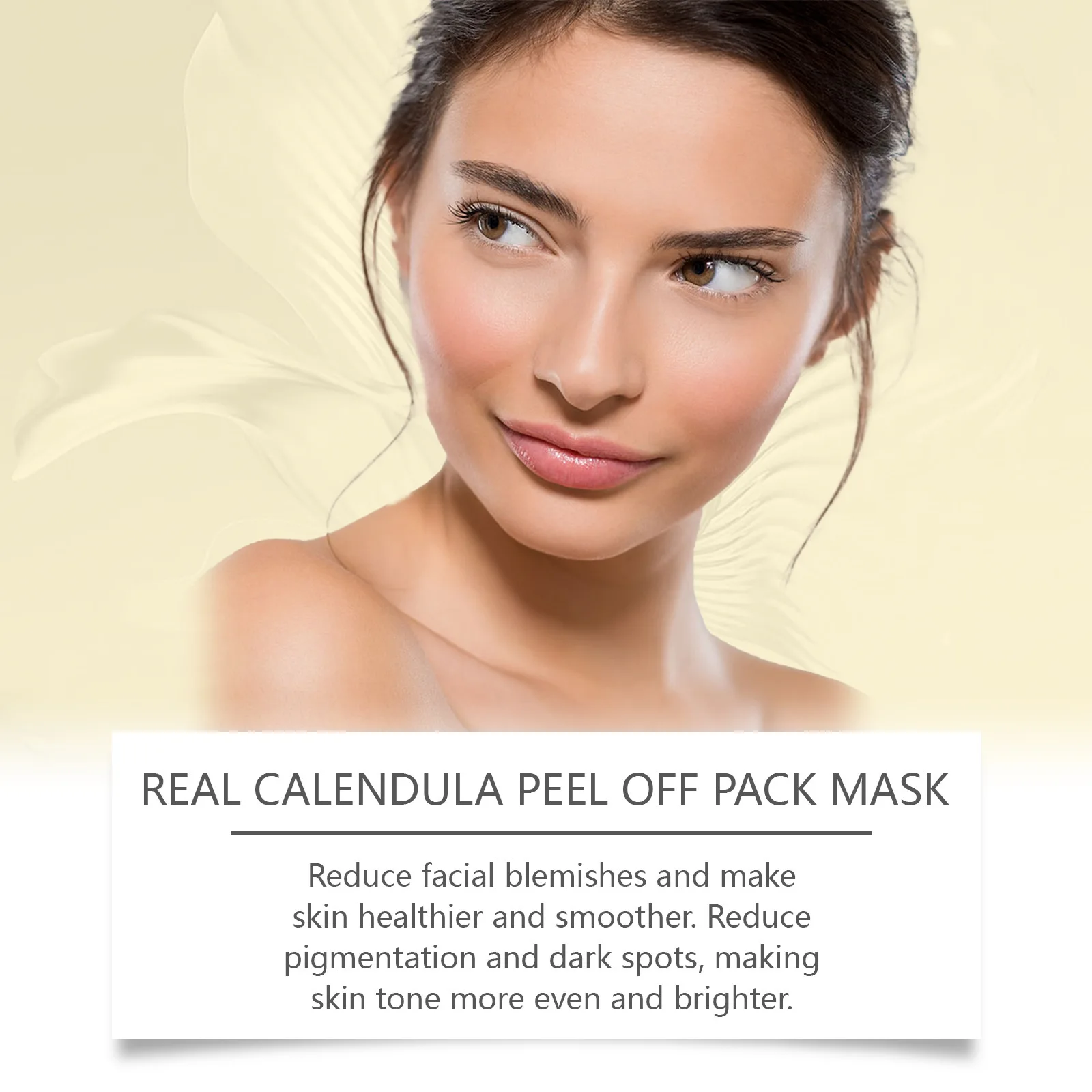 Calendula Peel off Mask Shrink Pore Oil Control Fade Dark Spot Nose Cleansing Brightening Moisturizing Blackhead Remover Mask