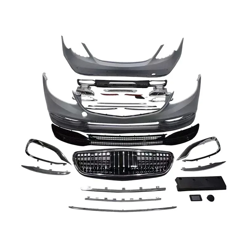 For E Class W213 2016-2020 Upgrade to Style Front Rear Bumper Body Kit
