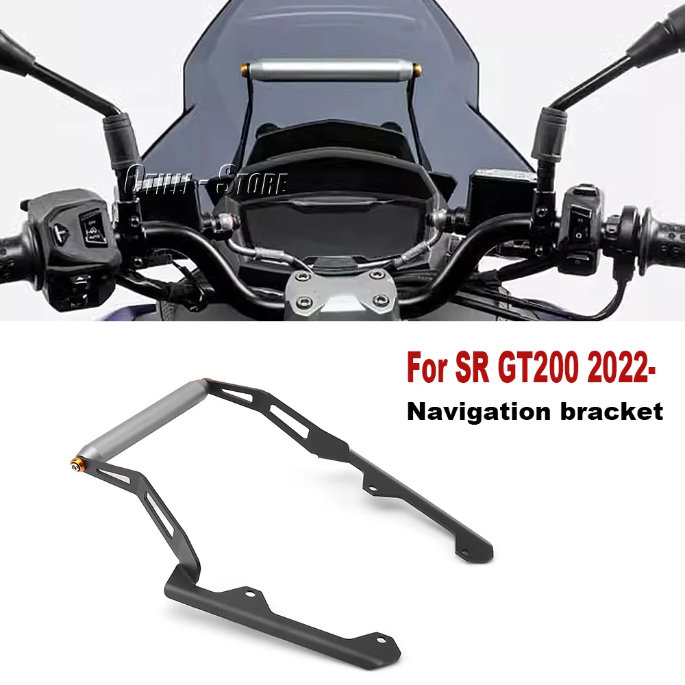 

For APRILIA sr gt200 SR GT200 GT 200 2022 2023 Motorcycle Accessories GPS phone holder Navigation Plate Bracket Mounting kit