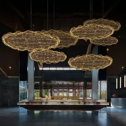 Modern Hayden Pendant Light Art Decor Hollow Cloud Light For Bedroom Staircase Danish Design Lamp Loft Firefly Kids Bedroom