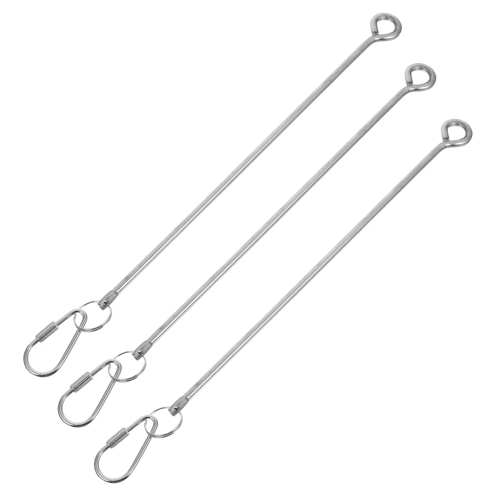 

3Pcs Parrot Fruit Skewer Rustproof Stainless Steel Bird Treat Skewer Holder for Small Animals Easy Clean Feeding Accessory