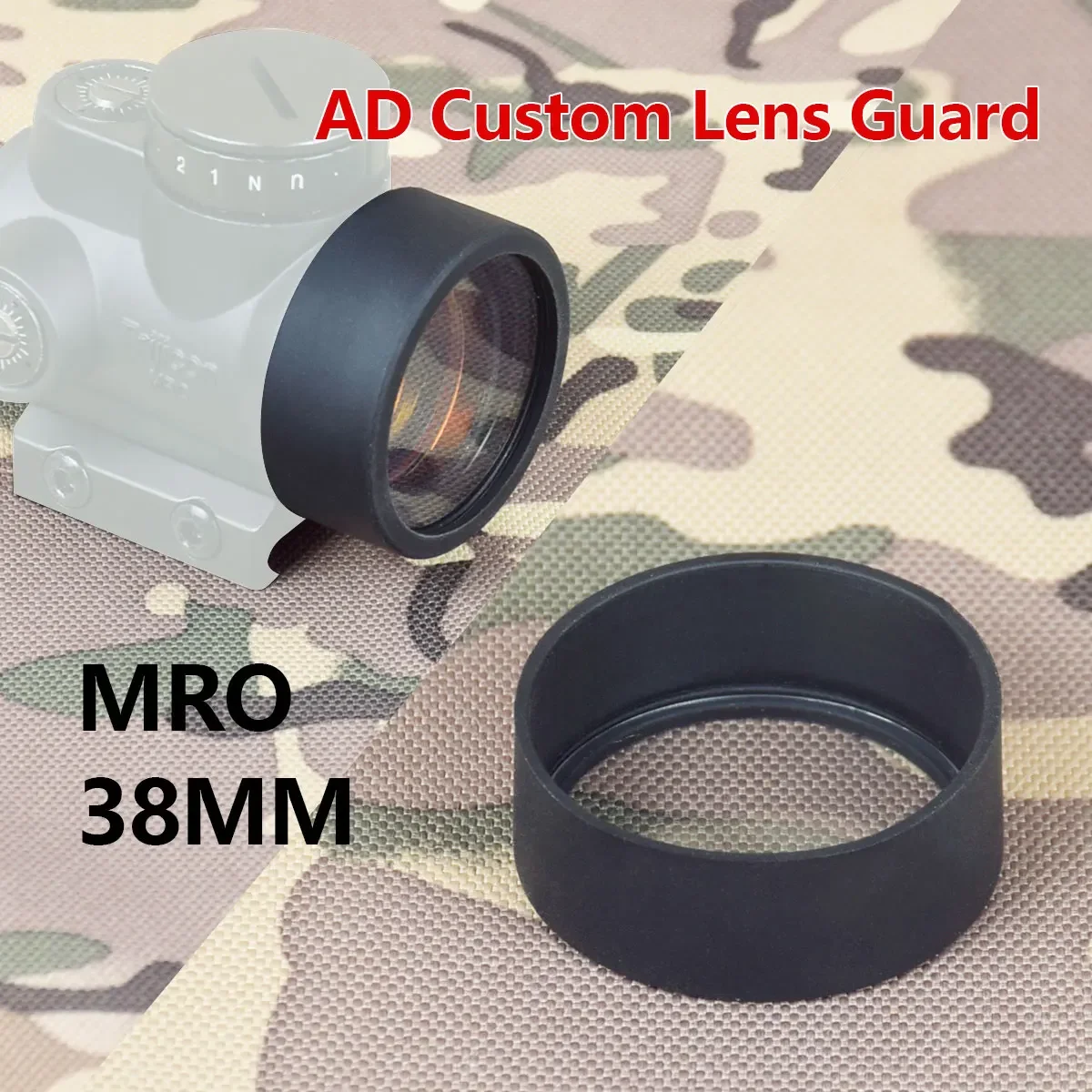Tactical SureFire M300 M600 X300 X400 TR1 Weapon Light Rubber Lens Cover Cap Guard Protector For Trijicon SRO MRO Red Dot Sight