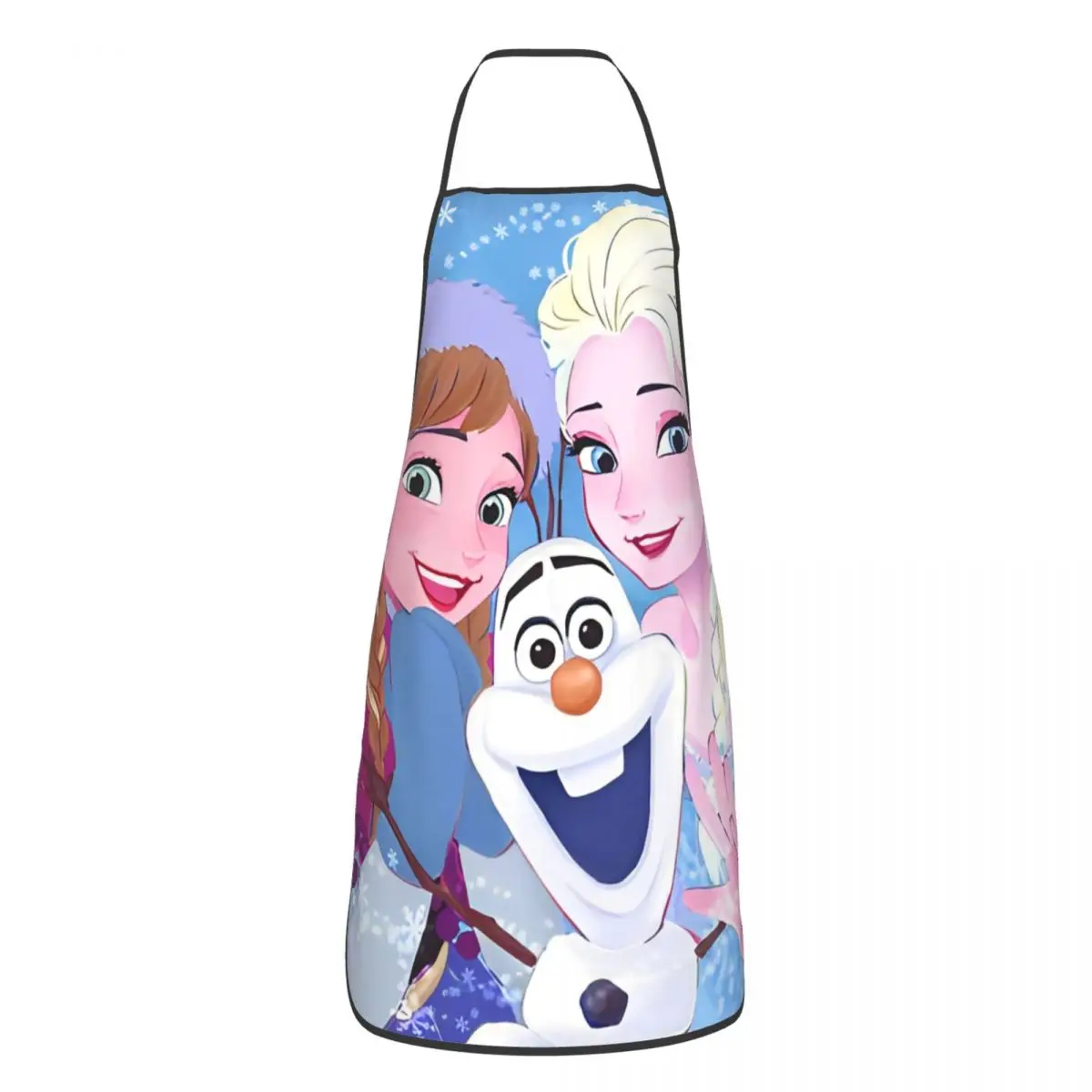 Frozen Princess Elsa Polyester Schorten Sneeuwkoningin 52*72 cm Keuken Huishoudelijke Bib Tablier Hotel Overgooier voor Volwassen chef-kok