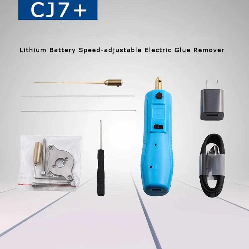 CJ7+ USB Electric Adhesive Removal Rod Glue Remover Artifact LCD Screen Shovel Glue Tool Mobile Phone Remove OCA Glue Grinder