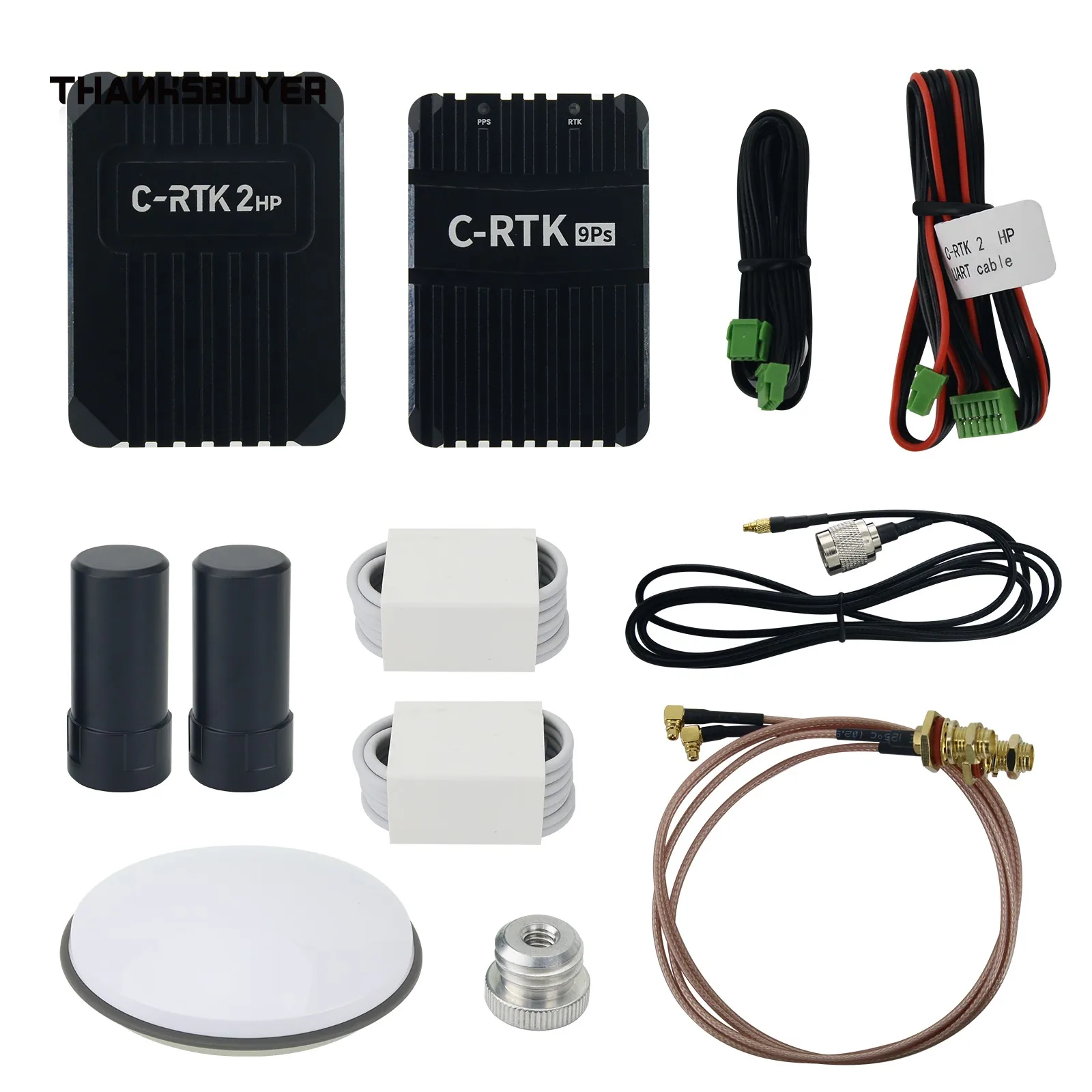 

CUAV C-RTK 2HP Dual Antenna Centimeter-level Positioning and Orientation Module GNSS RTK Module + C-RTK 9PS Base Station Module