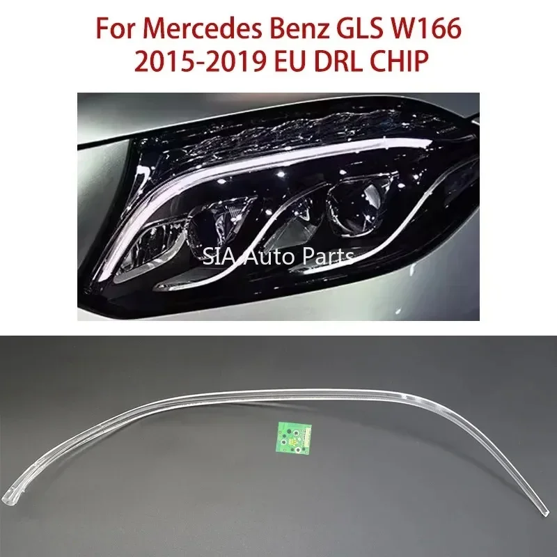

NEW For Mercedes Benz GLS W166 15-2019 Light Guide Strip White Light Suitable Angel Eye Car DRL CHIP European Ballast Module