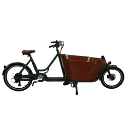 2 Wheel Electric Cargo Bike Netherlands Family Bike OEM Outdoor Transport Ebike Cargo Fat Tire Bicycle Bicycle Cargo