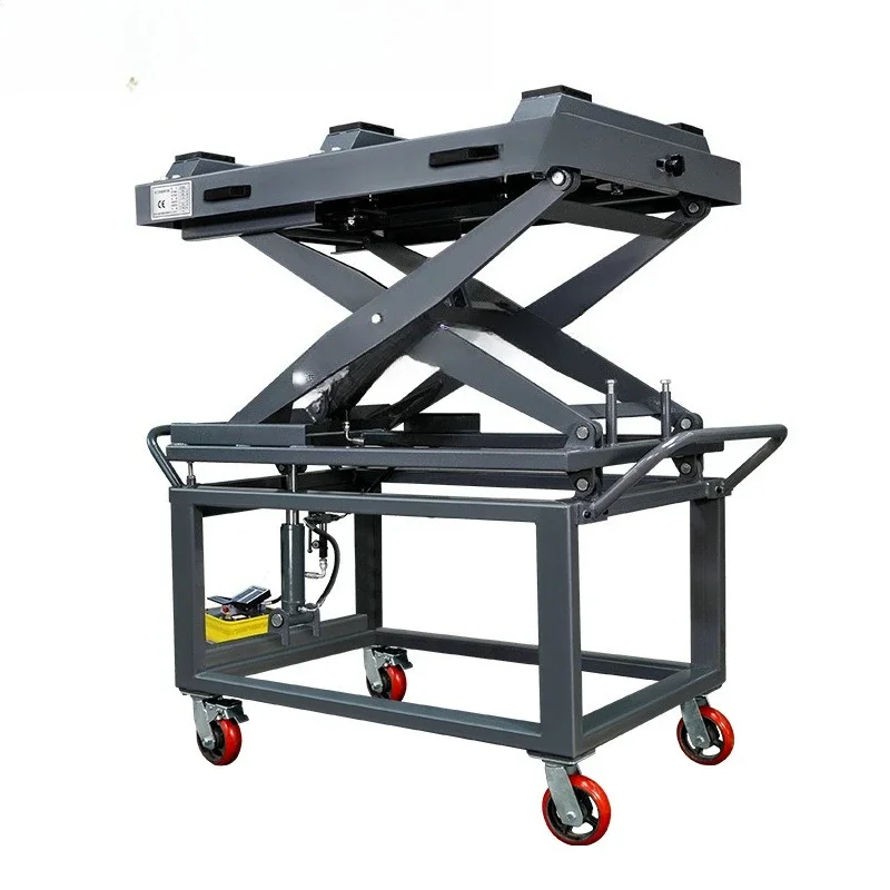 

New energy vehicle battery lift electric battery disassembly and maintenance pneumatic lifting platform trolley