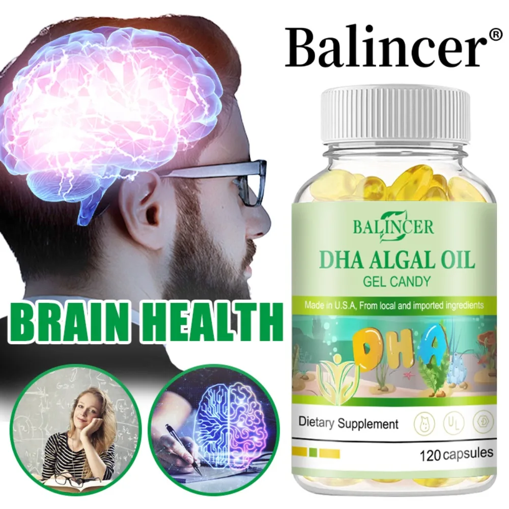 DHA Algal Oil - Memory Support, Brain Function Support, Clarity Boost, Mental Clarity, Cognitive Function, Focus Support