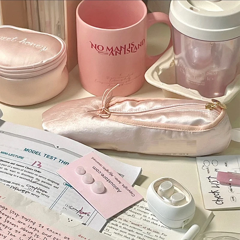 

Балетная обувь, креативный дизайн, косметичка с сердечком для девочек, женский студенческий пенал для хранения канцелярских принадлежностей