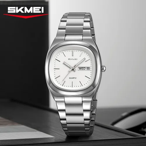 Imagen 2 del producto SKMEI 2420 reloj de acero de negocios moda cuarzo fecha hora mujeres relojes de lujo Casual reloj de pulsera femenino vestido para mujeres señoras