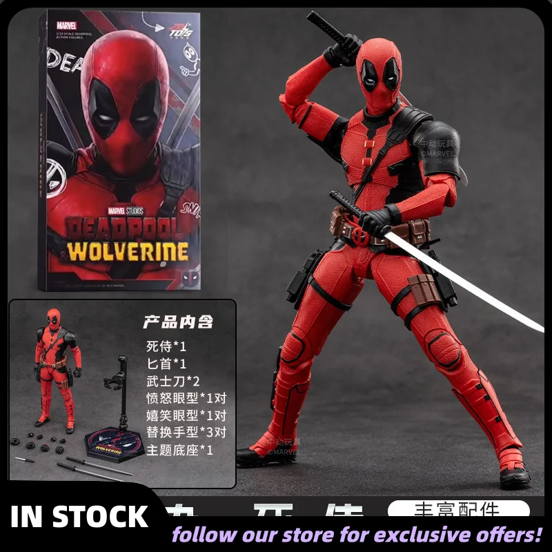 

Genuine In Stock Marvel Deadpool Wolverine Action Figure Multiple Joints Movable Model With Rich Accessories As Birthday Gifts
