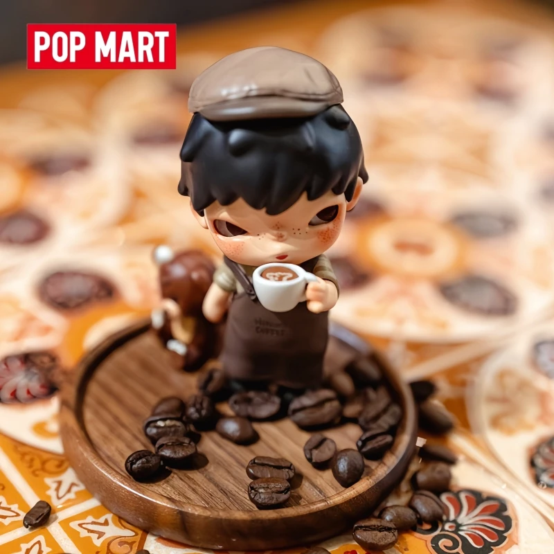 

Hot Selling Genuine Stock Popmart Hirono Coffee Hang Card Trendy Toy Figurine Surprise Blind Box Hang Card Cute Ornament Gifts