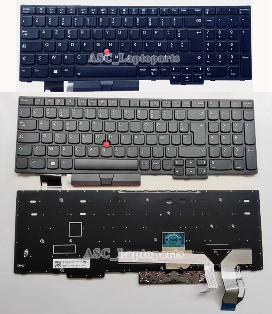 

Новая французская клавиатура AZERTY Clavier для Lenovo ThinkPad E580 E585 E590 L580 P52 P53 P53S P72 P73 T590 L590 с подсветкой, с указателем