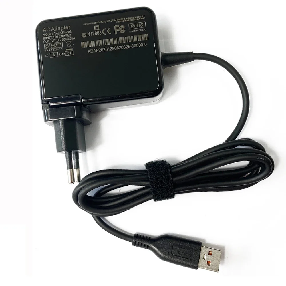 Imagem -04 - Carregador Adaptador ac para Laptop para Lenovo 3.25a 20v 65w Apto para Adl65wdb Adl65wde Adl65wdg Adl65wld Adl65wlc Adl65wlb Adl65wla