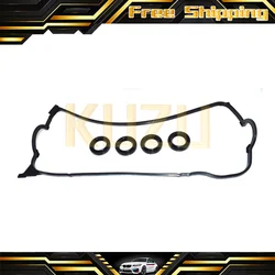 12341-P08-000 Engine Valve Cover Gasket Spark Plug Seals Fits For Honda Civic 1.6L D16B5 D16Y5 D16Y7 D16Y8 D16Z6 ACURA EL