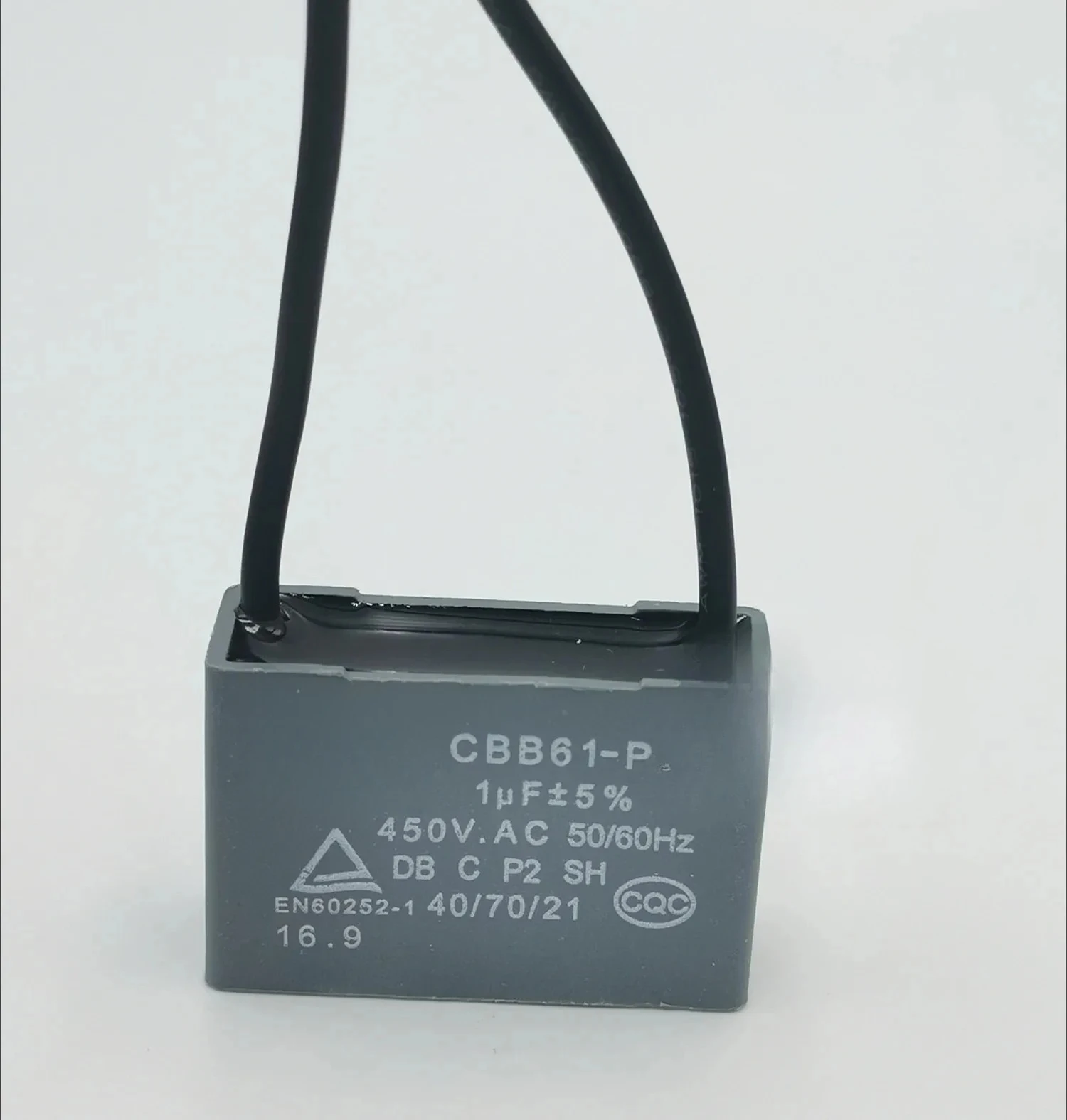 CBB61-P2 450V Fan Start Capacitor Multiple Capacitance 1 To 3UF For Ceiling Fan Range Hood 2Pcs