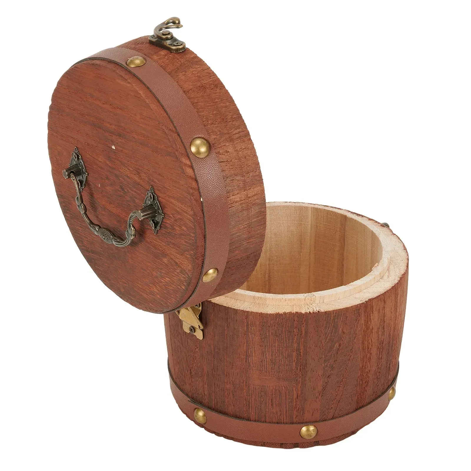 Portable Antique Mini Wooden Tea Leaf Storage Box For Tea Leaf Coffee Flour Beans For Storing Teas, It Can Also