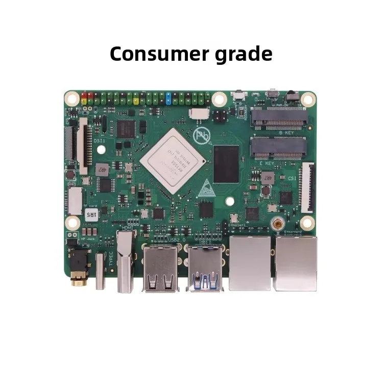 Industrial grade development board rock 3b rk3568(j) quad-core cpu