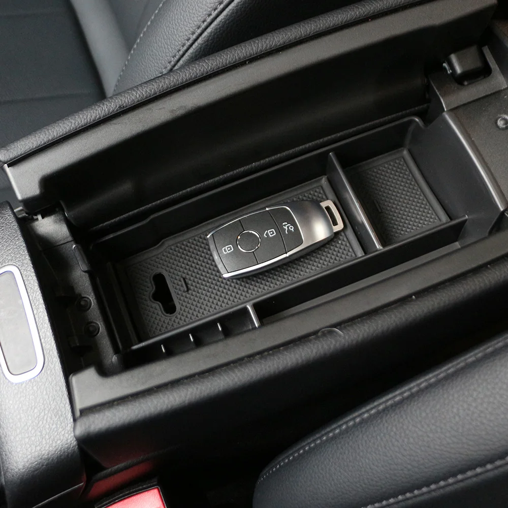

Auto Armrest Storage Box for Mercedes Benz GLB GLA CLA A B Class MB X247 H247 C118 W177 W247 AMG Car Center Console Tray Holder