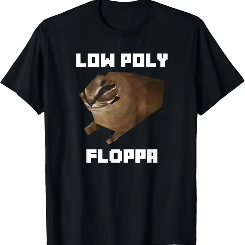 Low Poly Floppa Meme Big Floppa T-Shirt