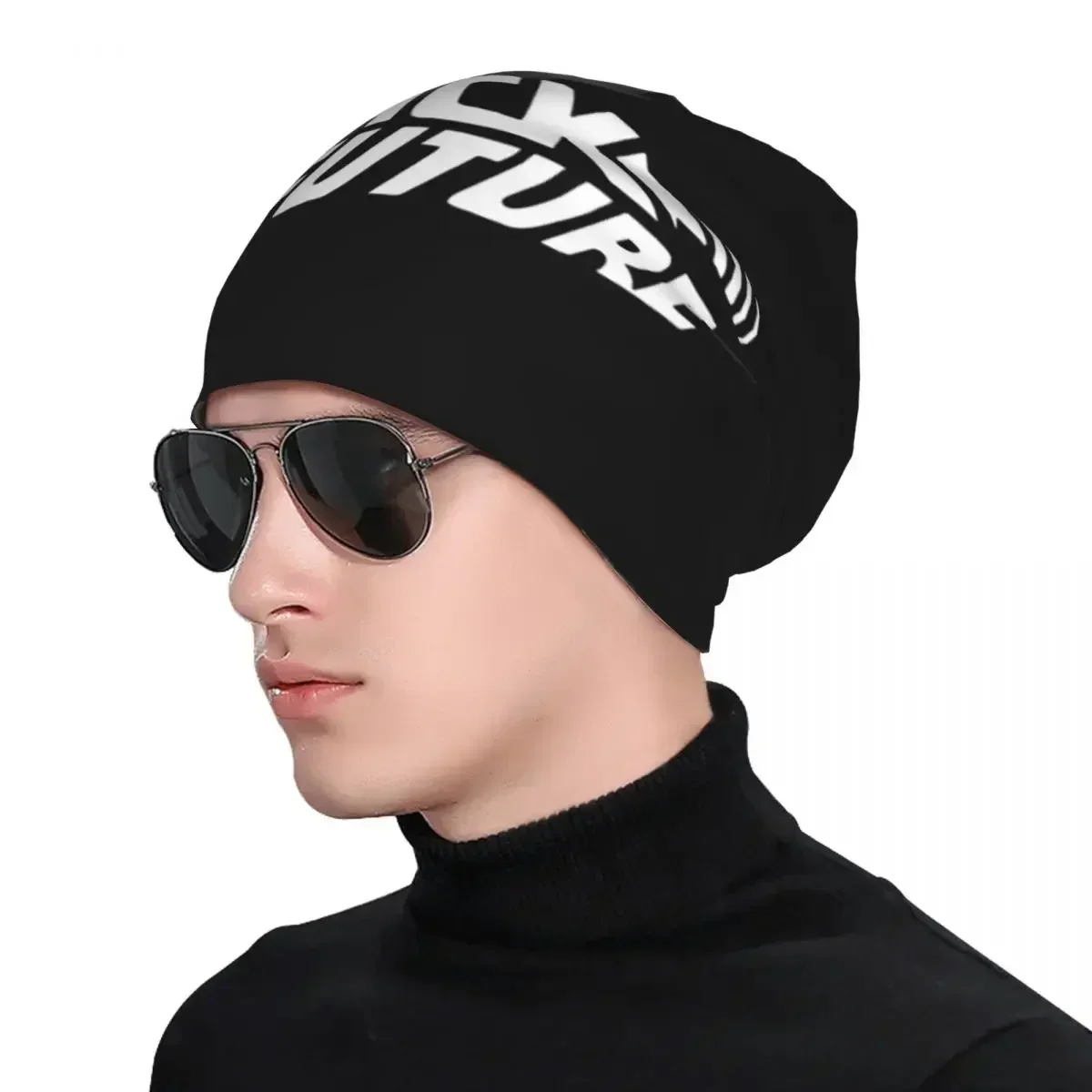 Gorros retrô unissex de volta para o futuro, gorro de malha, chapéu quente, gorros adultos, moda para outono e inverno