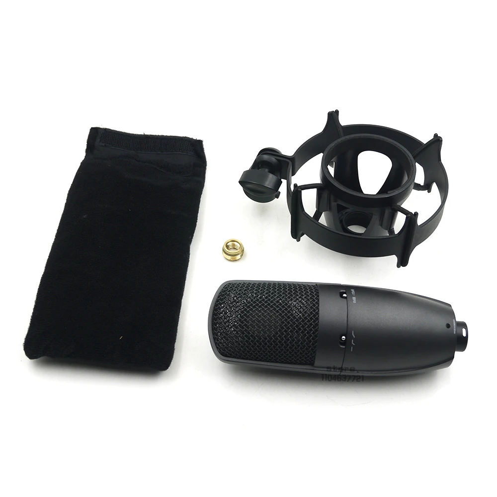 Metalen Professionele Hangende Membraan Side-Address Cardioid SM27 Condensator Microfoon Microfoon voor Thuis Studio Opname Podcasting