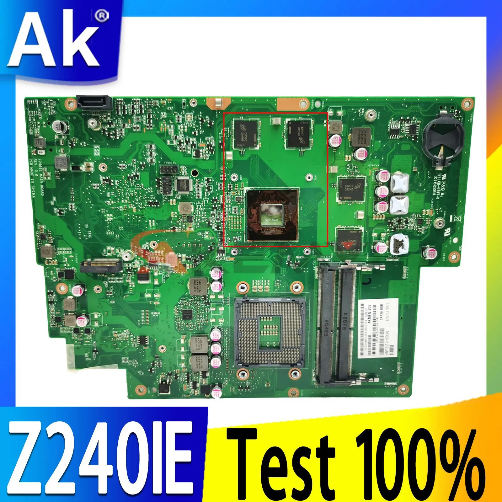 

Shenzhen Z240IE For ASUS Zen AiO Pro 24 Z240 Z240IE All-in-One Desktop PC Motherboard GTX1050 Test Original