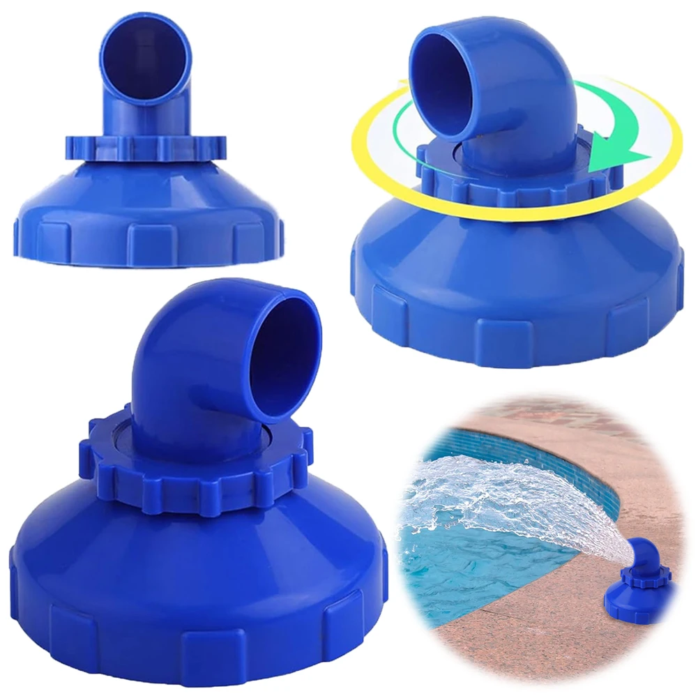 Pool Inlet Nozzle 360 Degree Rotatable Swimming Pool Return Jet Pool Jet Nozzle Replacement for Intex Outlet Pool Nozzles