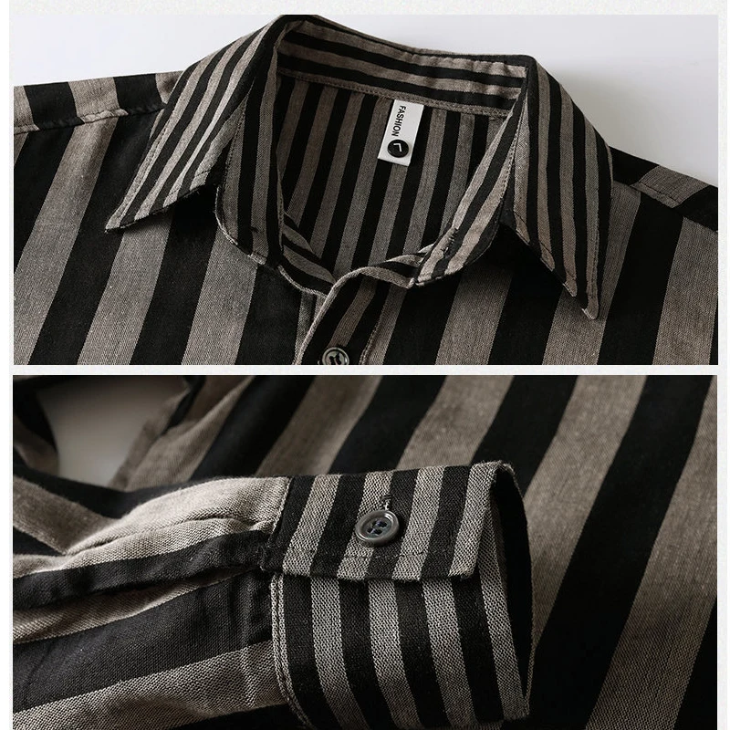 Mens Clothing Male Casual Shirt Men's Streetwear Blouse Fashion Shirt Spring Autumn Winter Streetdress Popular Elegant Hombre