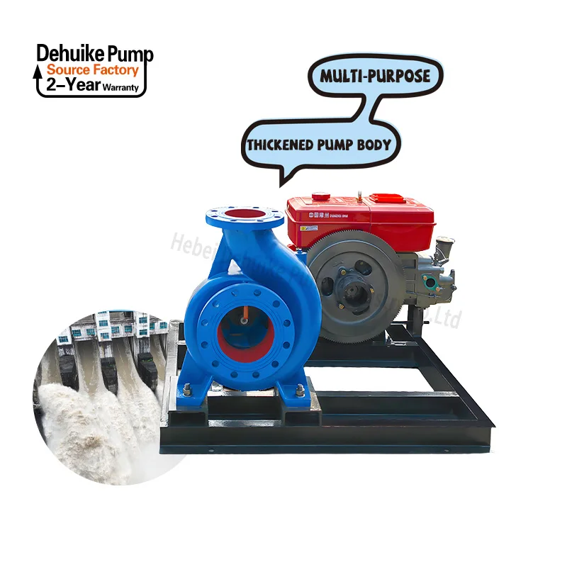 High Capacity Irrigation End Suction 20hp 30hp 40hp High Pressure Agriculture Irrigation Diesel High Pressure Water Pump