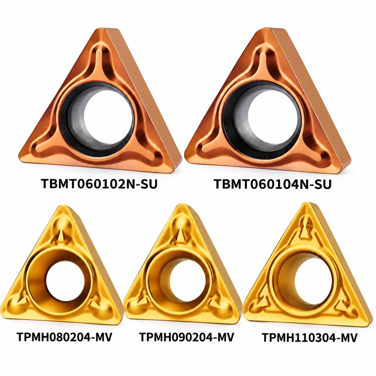 TBMT TPMH Boring Inserts for Steel Stainless Steel, TBMT060102 060104N-SU TPMH080204 090204 110304-MV Carbide Inserts