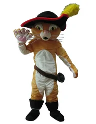 Christmas Adult Puss The Boots Cat Mascot Costume Party Costumes Carnival Costumes Fancy Dress Costumes