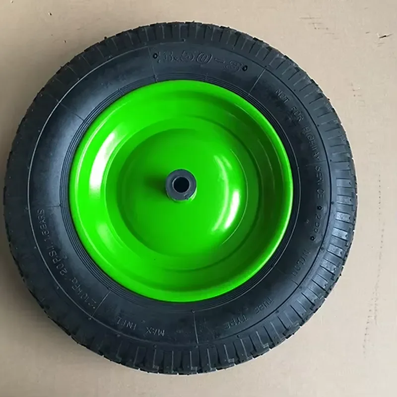 for Inflatable Rubber Inner Tube Wheelbarrow Tyre 3.50-6 3.00-8 4.00-8 Sizes 16 Inch Industrial Use Steel