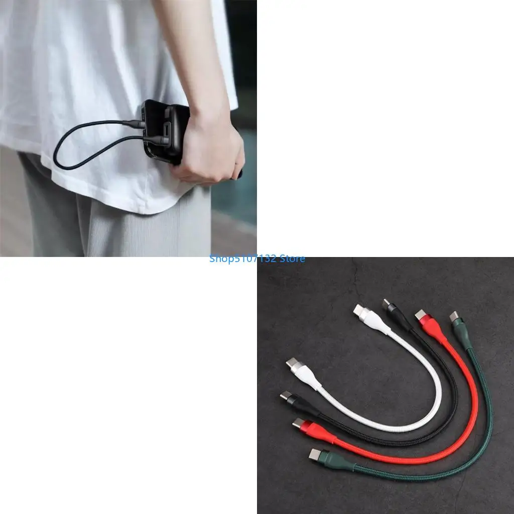 87HD نوع متين من النوع C إلى النوع C شحن كابل 66W ذكر إلى ذكر شحن سريع #1