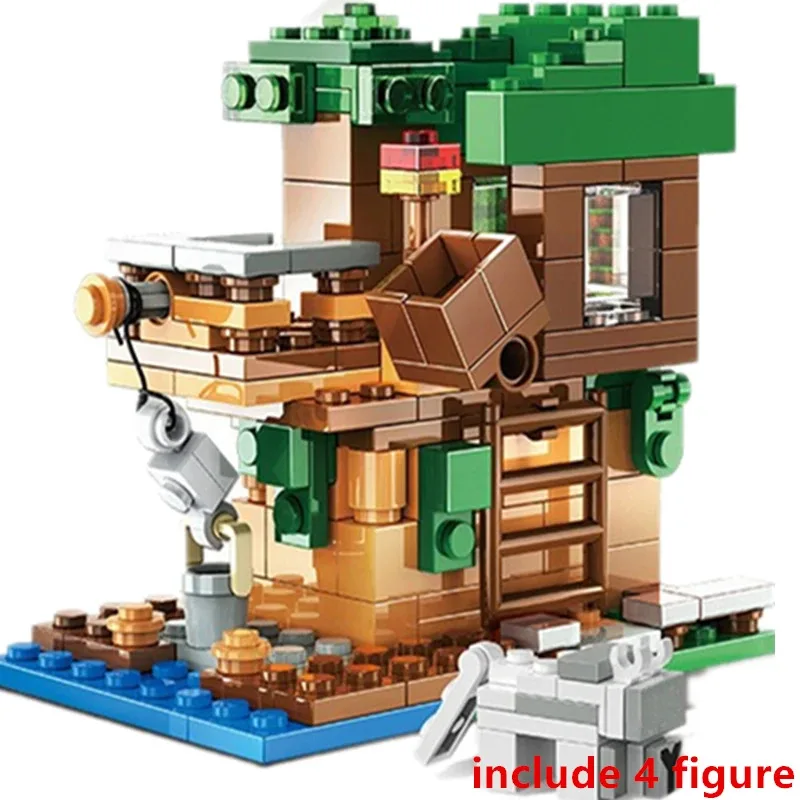 Stadsspeelgoed MINI TreeHouse Bouwstenen Jongensspeelgoed