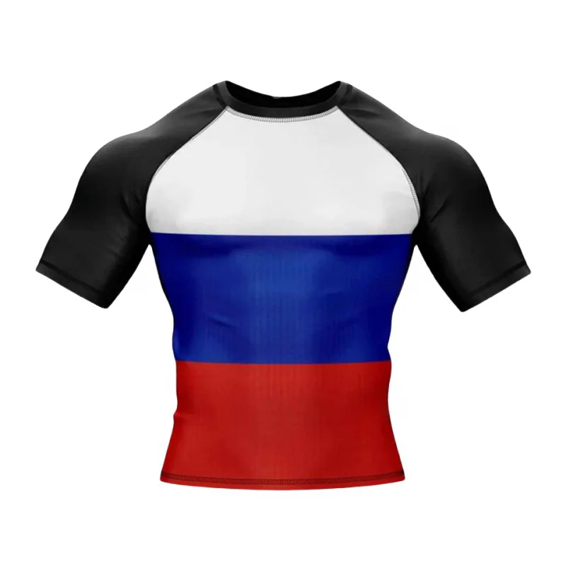 

Men Gym Sportswear Compression Short Sleeve Running Man Daily Training Boxing T-Shirt Sports Shirt Woman Breathable O-Neck Top