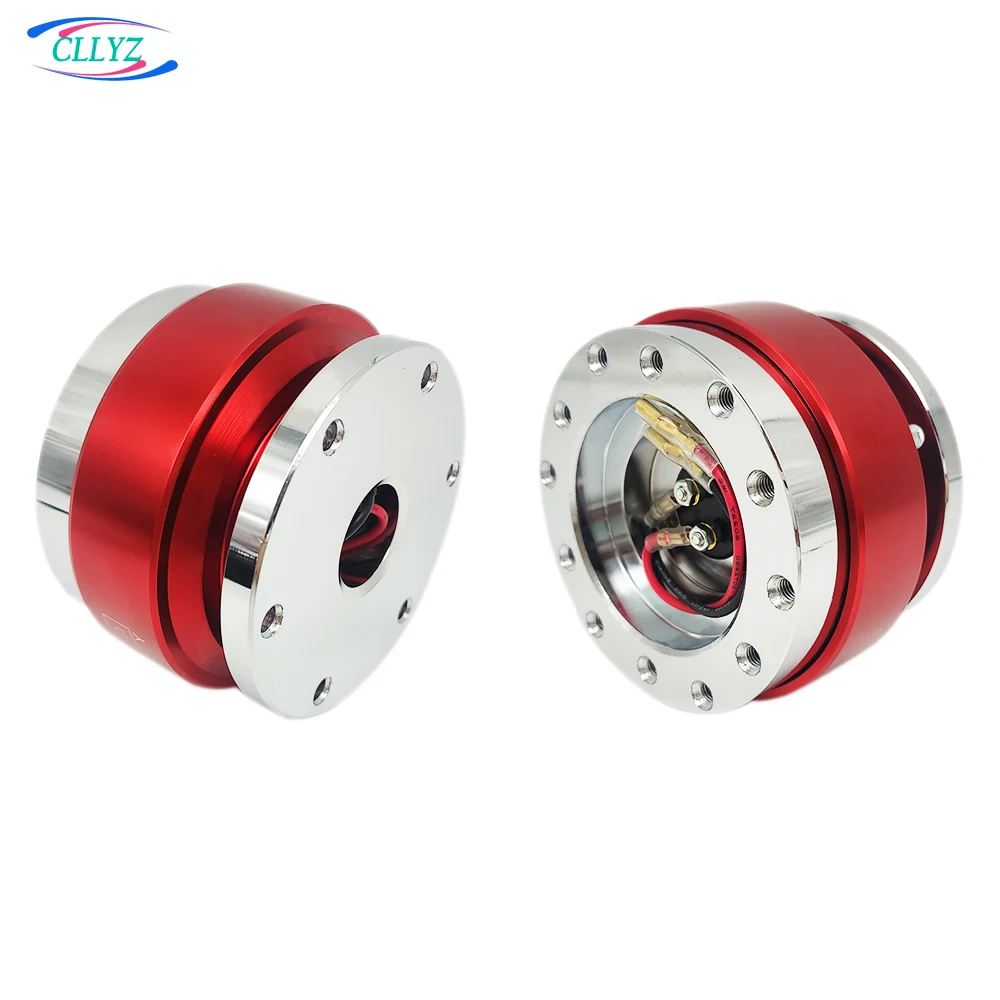 CLLYZ Car Quick Release Steering Wheel Hub Adapter Boss Kit Aluminum Alloy Racing SteeringWheel Base For Peugeot 206 307 Elysee