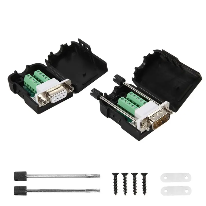 conector-sem-solda-aed6-db9-rs232-d-sub-serial-para-terminal-de-porta-de-9-pinos-adaptador-macho-femea-com-caixa-1-peca-macho-1-peca-femea