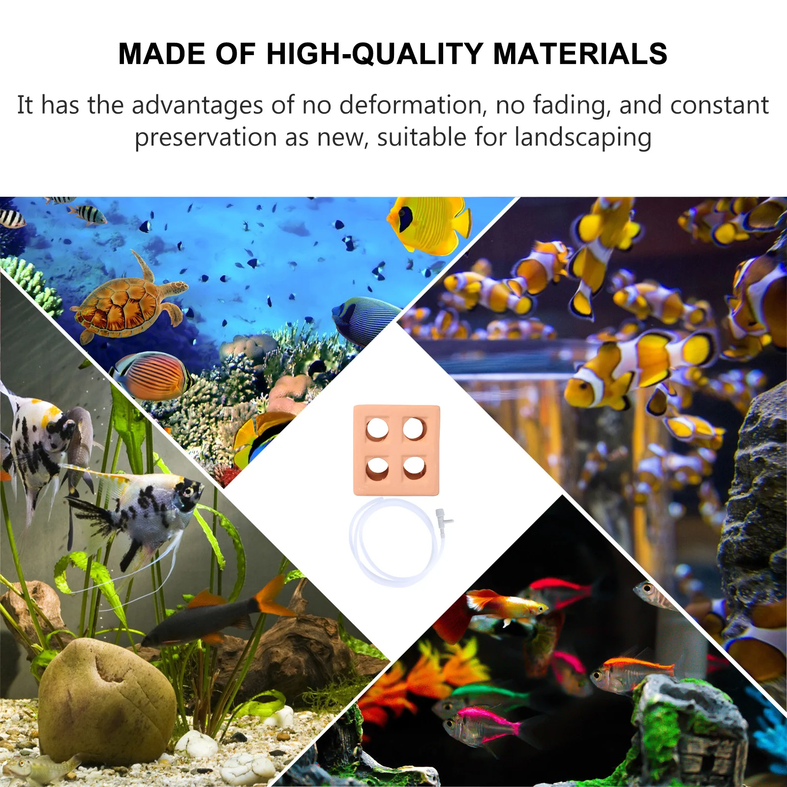 

1Pcs Fish Tank Decor Ceramic Aquarium Hiding Cave for Shrimp Nest Safe Non-Toxic Natural Landscape Ornament Fish Tank Decor