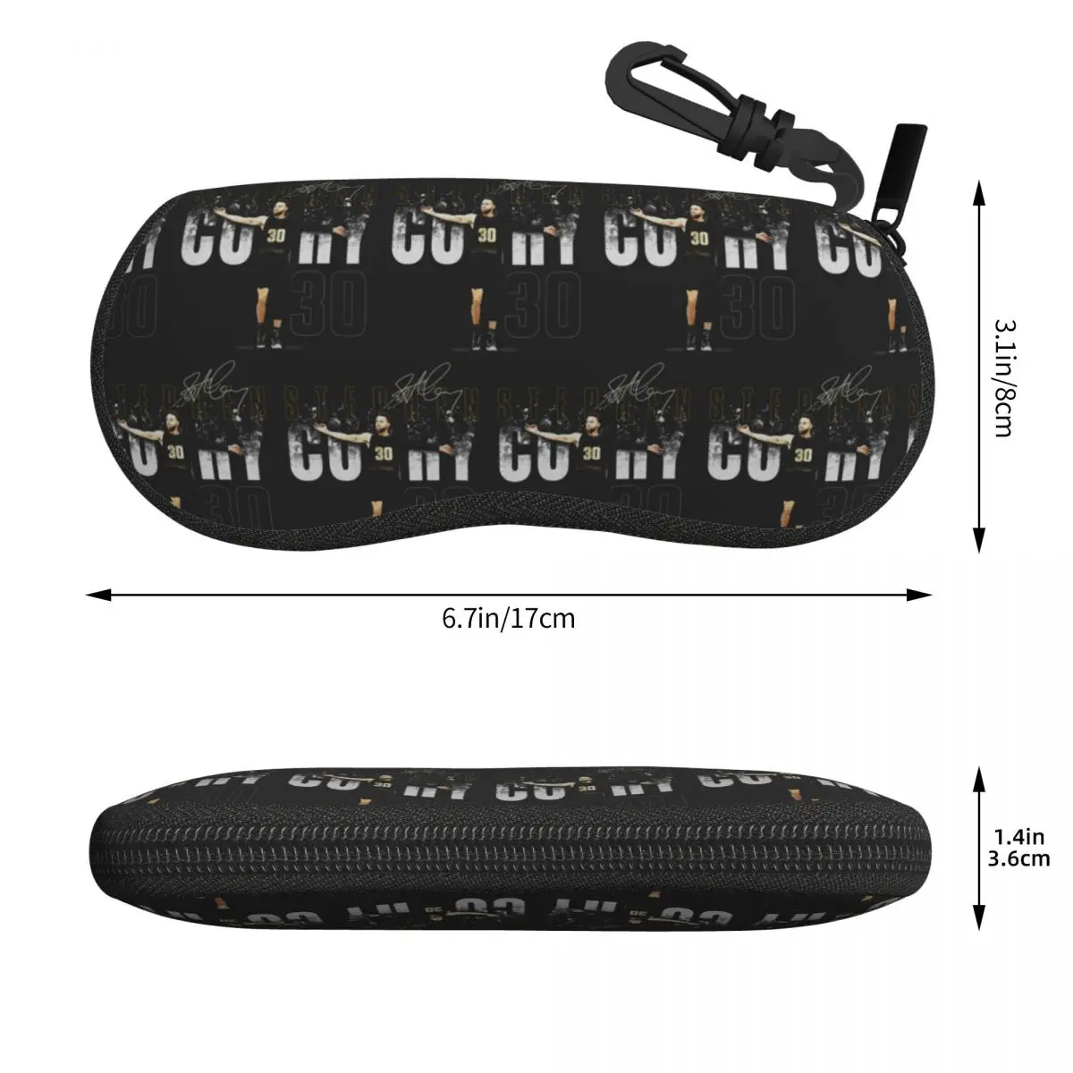 ستيف كاري غولدن ستايت تذوب شل نظارات حافظة حامي النظارات الشمسية صندوق النساء الرجال لينة النظارات حقيبة الحقيبة #2