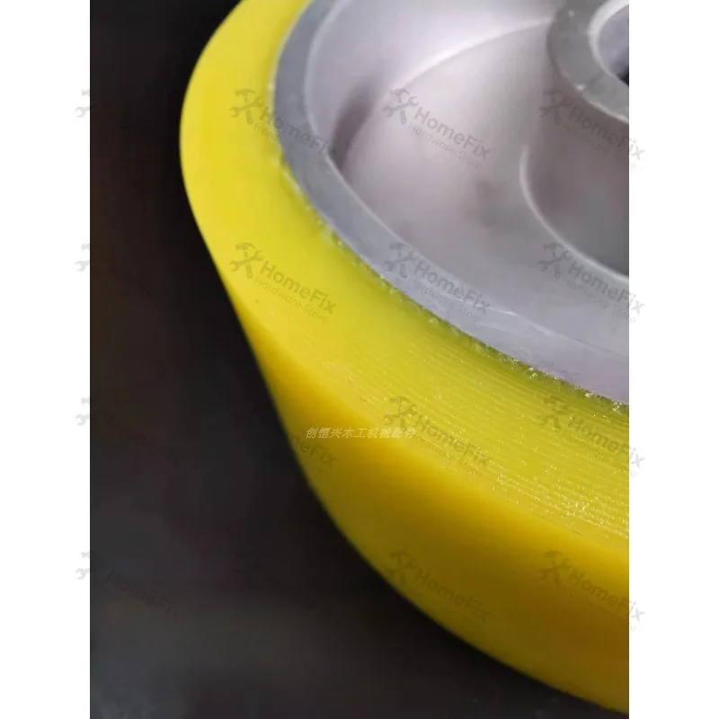 1PC Aluminum Core Four Sides Planer Polyurethane Feed Roller Rubber Wheel Wood Planing Conveying Roller