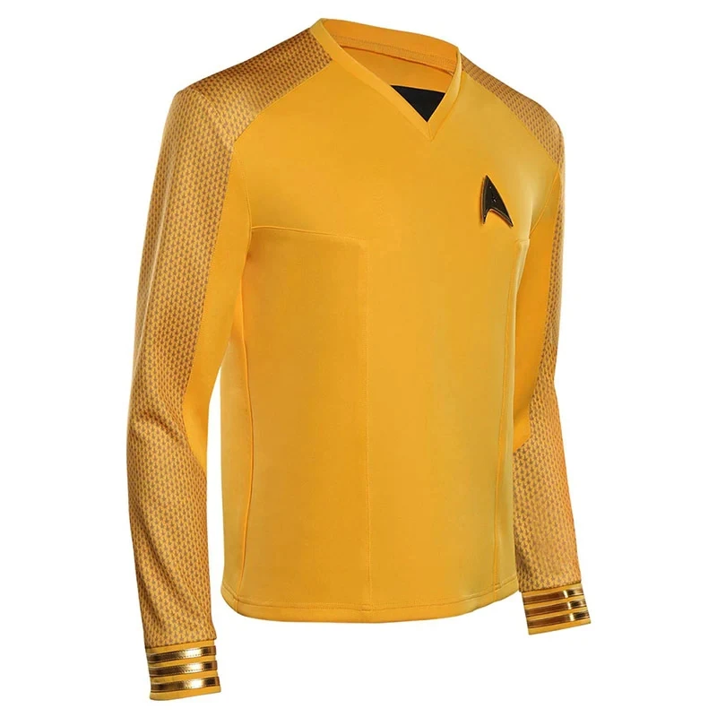 Star Treks Strange New World Captain Pike Long Sleeve T-Shirt Starfleet Uniform