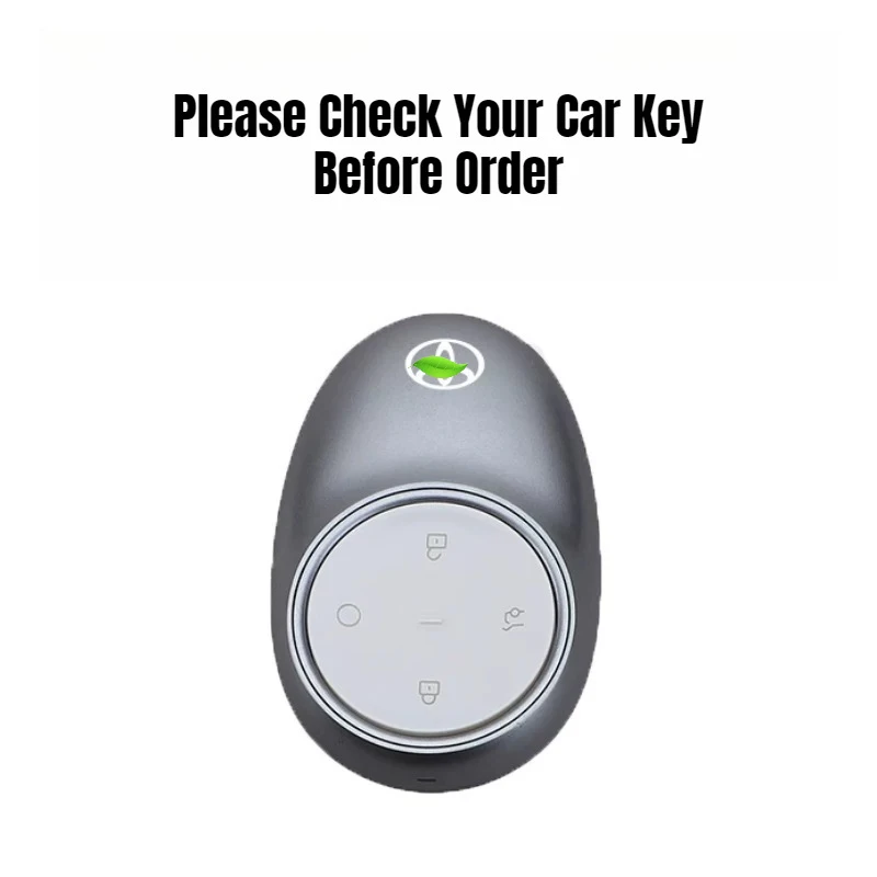 For Toyota BZ3X 2026 Zinc Alloy Leather Car Key Cover Case Anti-Scratch Remote Full Wrap Protective Key Fob Shell Fob Bag Buckle