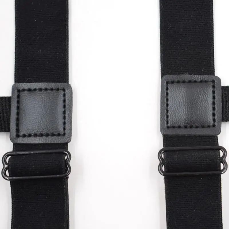 a52e-2-ピース-セットメンズシャツステイ弾性脚サスペンダープラスチックノンスリップロッククランプ