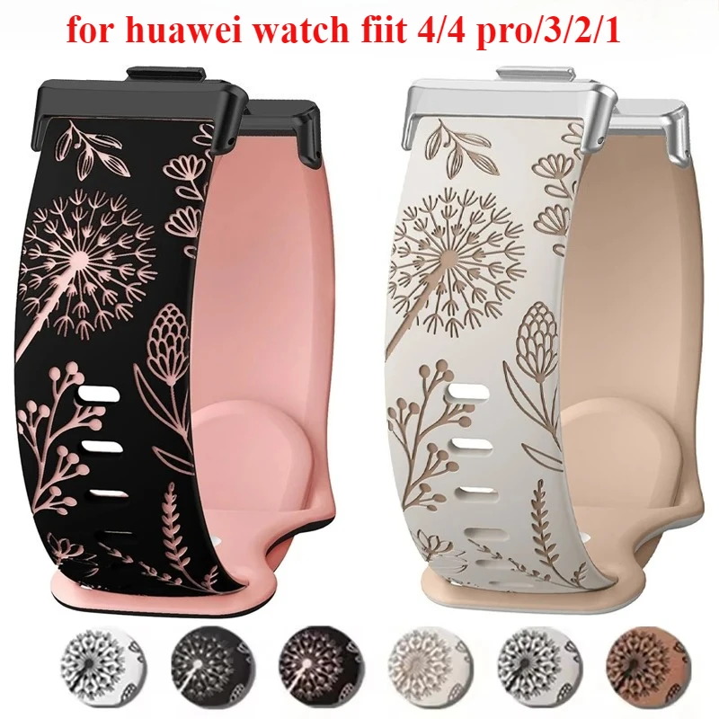 Neues Armband für Huawei Fit 4 4pro 3, weiches Silikon, zweifarbig, Ersatz-Damen-Herren-Uhrenarmband für Huawei Fit 2 1 Uhrenzubehör